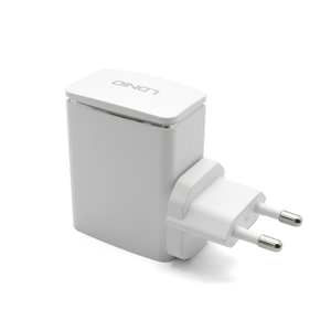 Slika od Kucni punjac LDNIO A1301Q USB 5V/3A FAST QC 3.0 za Iphone lightning beli