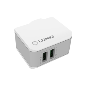Slika od Kucni punjac LDNIO A2203 2xUSB 5V/2.4A microUSB beli