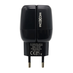 Slika od Kucni punjac Moxom MX-HC48 2xUSB 2.4A micro USB crni