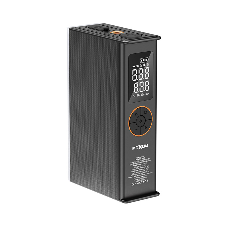 Slika od Multifunkcionalna pumpa i starter sa power bankom Moxom MX-AC05 crni