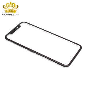 Slika od Staklo touch screen-a za Iphone XR + frame + OCA stiker (Crown Quality) black