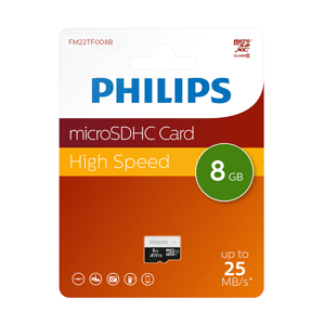 Slika od Memorijska kartica PHILIPS Micro SD 8GB V10 ULTRA SPEED (FM22TF008B/93)
