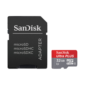 Slika od Memorijska kartica SanDisk SDHC 32GB Ultra Micro 120MB/s Class 10 sa adapterom (SDSQUA4-032G-GN6IA)