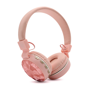 Slika od Slusalice Bluetooth A5 Shiny Fashion Style roze