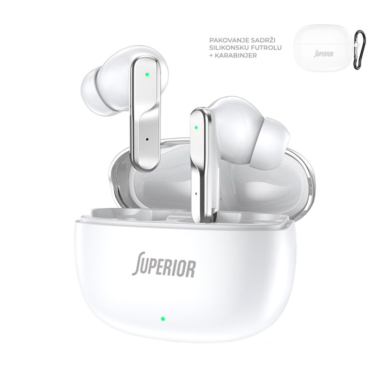 Slika od Slusalice bluetooth Superior X Master 2 ENC bele