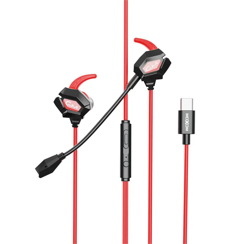 Slika od Slusalice Bluetooth Gaming MOXOM MX-EP110 crvene