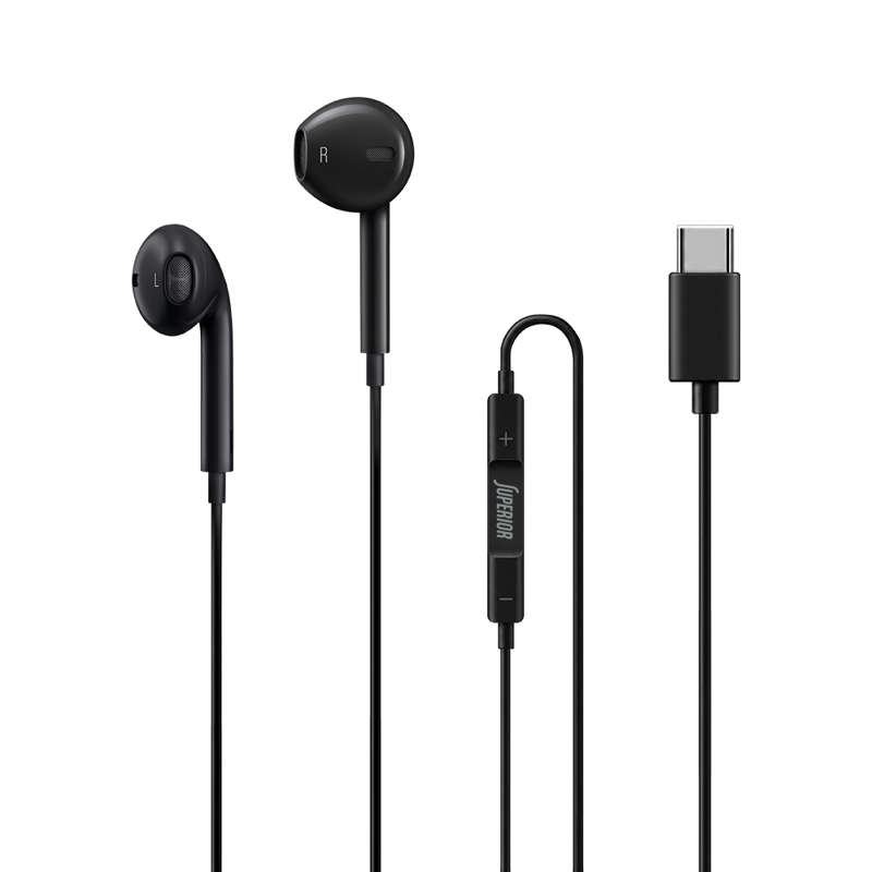 Slika od Handsfree slusalice Superior Classic CO-i12 Type-C crne