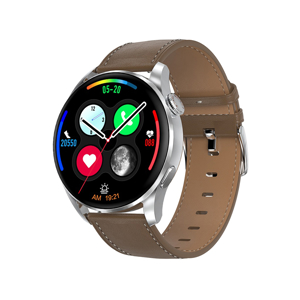 Slika od Smart Watch DT3 srebrni (silikonska/kozna narukvica)