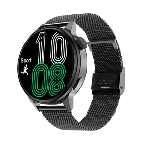 Slika od Smart Watch DT4+ crni (metalna narukvica)