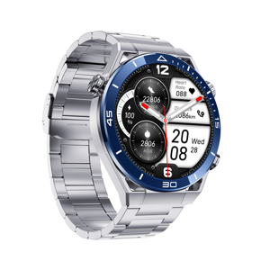 Slika od Smart Watch DT Ultramate plavi (srebrna metalna i plava silikonska narukvica)