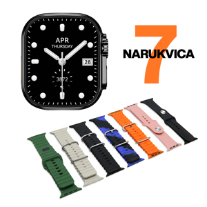 Slika od Smart watch KW11 ULTRA2 crni (7 narukvica)