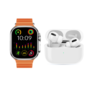 Slika od Smart watch WS-80 ULTRA2 i bluetooth slusalice set (7 narukvica)