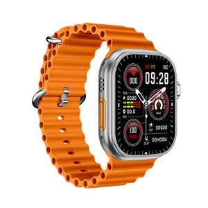 Slika od Smart watch KW6 ULTRA 2 sivi (plava i narandzasta narukvica)