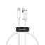 Slika od USB data kabal BASEUS DOUBLE RING za Huawei Type C 5A 2m beli