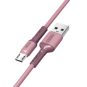 Slika od USB data kabal MOXOM MX-CB53 MICRO roze