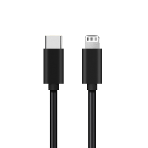 Slika od USB data kabal PD za iPhone Type C na lightning 3A crni 1m