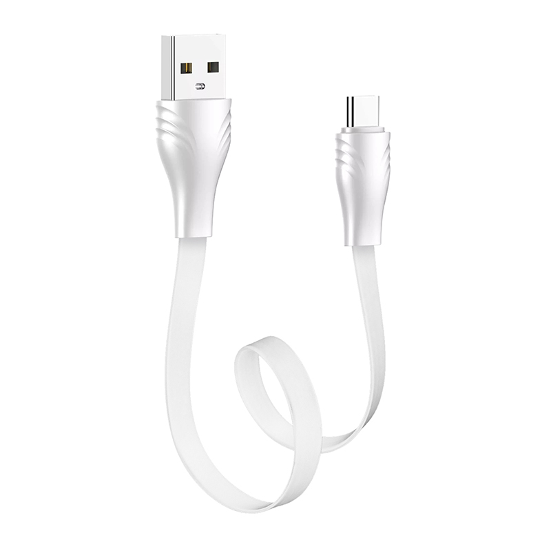 Slika od USB data kabal LDNIO LS550 2.4A type C kratak beli