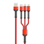 Slika od USB data kabal LDNIO LC93 3.4A 3in1 crveni