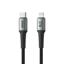 Slika od USB data kabal Superior SU-K101 pleteni 27W 3A Type C na Lightning 1m crni