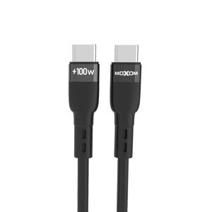 Slika od USB data kabal Moxom MX-CB186 silicone Type C na Type C 100W 1m crni