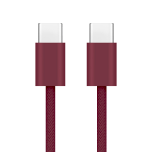 Slika od USB data kabal za iPhone 18 Pro/18 Pro Max Type C na Type C 60W 1m dark cherry