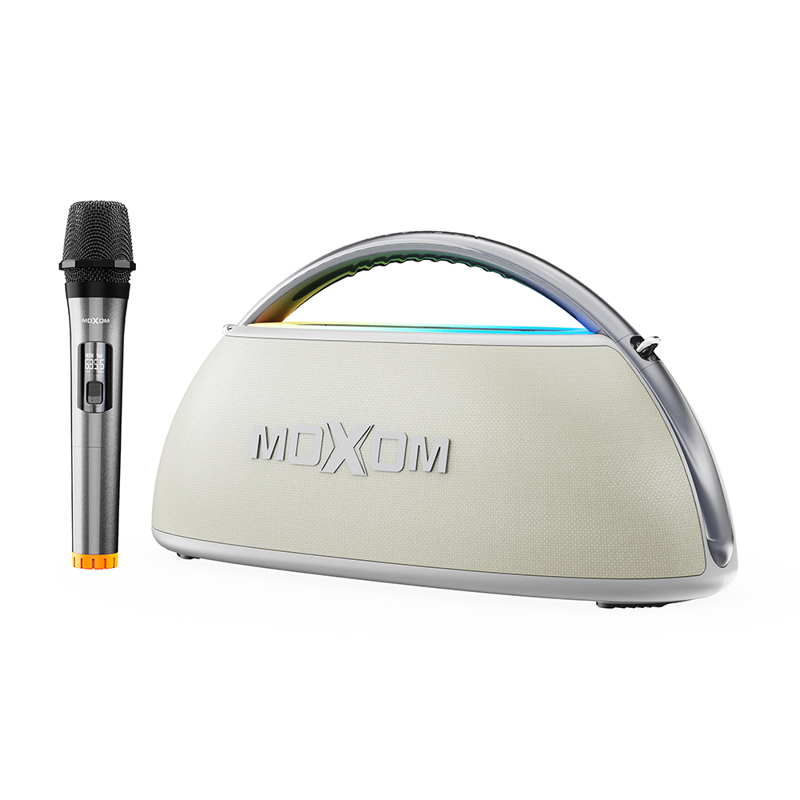 Slika od Zvucnik bluetooth Moxom MX-SK94 80W sa mikrofonom sivi