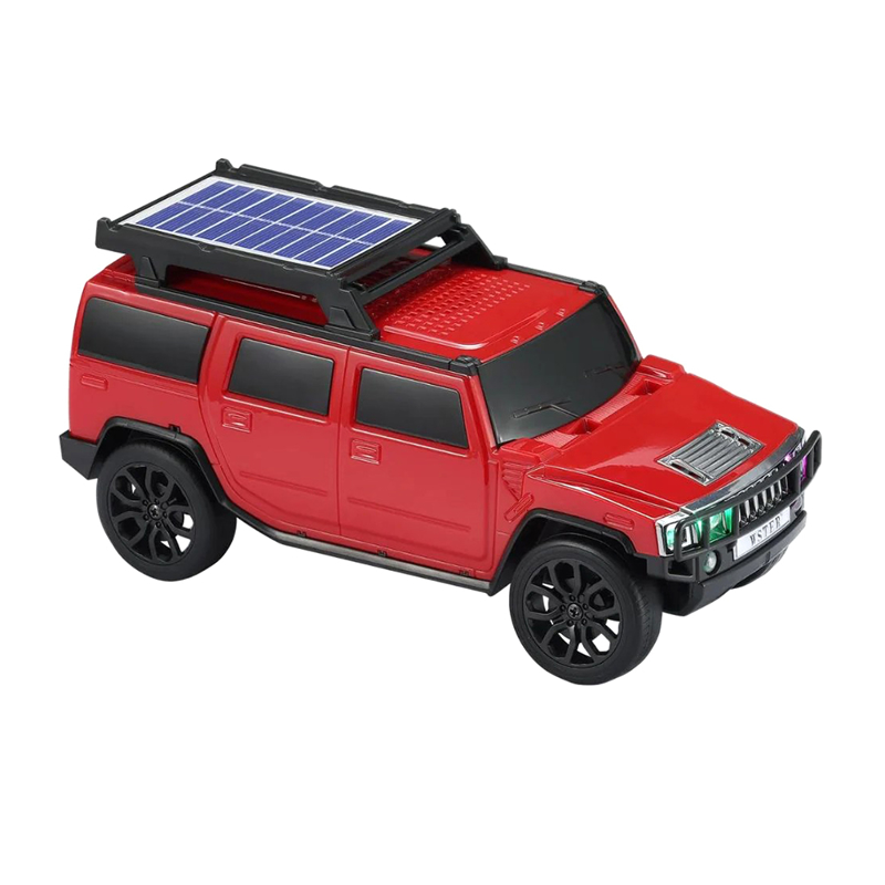 Slika od Zvucnik bluetooth WS-696 sa solarnim punjenjem auto crveni