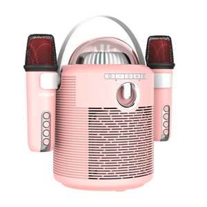 Slika od Zvucnik Bluetooth Moxom MX-SK66 sa dva mikrofona pink